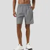 Pantalones Cortos de Entrenamiento al Aire Libre de Secado Rápido de Cinco Puntos para Hombre Elásticos Casuales Deportivos Pantalones de Maratón Transpirables para Correr Shorts de Fitness