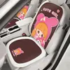 Cojín para Asiento de Coche para Todas las Estaciones 2025 Nuevo Modelo Set Anti-Suciedad para Interior de Coche de Niñas Funda de Asiento Individual para Asiento Trasero Dibujos Animados Lindos