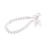 Nuevo Pulsera de Cristal con Cuentas y Llavero de Oso Sentado Lindo, Accesorio de Mano con Cadena de Oso Femenina Soñadora