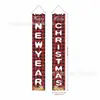 Pareados Navideños Transfronterizos Soldados Cascanueces Atmósfera Festiva Decoración Cortina de Puerta Porche Bandera de Fondo