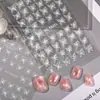 Pegatinas para Uñas de Mariposa con Corte Aurora 5D Estereoscópicas en Relieve Versátiles Pegatinas de Arte para Uñas de Mariposa Blanca Joyería Estilo Hg