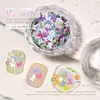 Joyería para Uñas Lentejuelas Mariposa Lentejuelas Mariposa Soñadoras Color Macarrón Colorido Mariposa Lentejuelas Soñadoras Joyería para Uñas