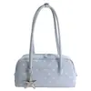 Bolso de Mano Estilo Coreano Dulce Juvenil de Lunares Bolso Mujer 2026 Principios de Otoño Lujo Ligero Nicho Moda Viaje Bolso de Hombro Único