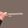 Grampo de Cabelo Simples com Strass Estilo Ins Clipe de Franja de Liga Grampo de Cabelo Acessório de Cabelo Estilo Coreano Clipe Lateral Novo Modelo 2026
