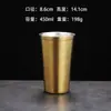 Vaso de Cerveza de Acero Inoxidable 304 Vaso de Agua para Restaurante Vaso Coreano Vaso de Agua para Jardín de Niños Vaso para Gárgaras Taza de Té Grabado Vaso Personalizado