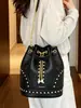 Bolso de Mano Retro para Motocicleta para Mujer 2026 Nuevo Bolso Tote de Moda de Nicho con Acabado de Alta Gama y Gran Capacidad Bolso de Hombro