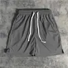Pantalones Cortos 3V3 Transpirables de Secado Rápido para Baloncesto, Deportes, Correr, Fitness, Pantalones Cortos Prácticos Estilo Americano, de Longitud hasta la Rodilla, Pantalones de Tres Cuartos