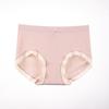Este não é muito grande arco cintura tamanho rechonchudo cuecas confortável respirável quadril cor sólida roupas íntimas femininas