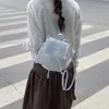 Bolsa Linda Estilo Coreano con Adorno de Encaje para Mujer, Mochila Nueva Moda Verano 2026 Estilo Juvenil