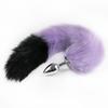 Suministros Masturbación Tapón Anal Cola de Zorro Accesorios Sm Metal Cabello Artificial Expansión Anal Femenina Productos Sexuales Alternativos