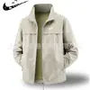 Chaqueta de moda de tendencia para primavera y otoño de comercio exterior, ropa casual de negocios para hombre, cuello mao, chaqueta cárdigan de color liso para el trabajo, en stock