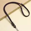 Cuerda de Cuerda para Colgante de Jade con Hebilla de Paz Tejida a Mano DIY, Colgante de Jade, Cuerda para Colgar de Ámbar, Collar Largo de Doble Círculo