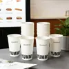 Novos Copos de Papel Descartáveis para Uso Comercial, Copos de Café e Chá com Leite de Grau Alimentício 500ml