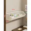 Estante de almacenamiento para pared de dormitorio, no requiere taladro, solución de almacenamiento para mesita de noche, estante de almacenamiento para pared