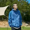 Ropa de Piel con Capucha Fresca de Verano UPF+ Ropa Delgada de Protección Solar Ropa Casual de Protección Solar para Hombre Chaqueta Anti-UV