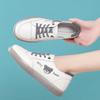 Zapatos blancos de suela blanda para mujer, primavera 2025, nuevos zapatos deportivos ligeros e informales, zapatos de tabla que combinan con todo, zapatos de moda para mujer.