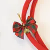 Nuevas Decoraciones Temáticas Navideñas, Diseño de Lazo y Campana, Adorno para la Cabeza de Fiesta Festiva, Listo para la Venta