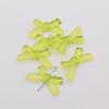 Color transparente acrílico agujero recto lazo DIY joyería cuentas colgante de coche cadena de teléfono móvil accesorios de decoración material