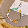 Pulseira de Miçangas Estrela do Mar Dopamina Fresca para Mulheres, Doce, Fashion, Versátil, Nicho, Joia de Luxo, Elegante