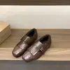 Mocasines retro marrones con flecos para mujer con aumento interno de altura, zapatos de felpa y pelo otoño e invierno 2025, zapatos pequeños de piel