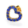 Nova Moda Leve Luxo Vazado Cravejado com Diamantes Colar de Coração para Mulheres, Versátil e Elegante, Brincos Banhados a Ouro 18K Atacado