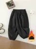 Ropa de Otoño e Invierno para Niños Pantalones con Puño de Terciopelo Estilo Coreano Mono de Terciopelo Holgado Estilo Linterna Pantalones Largos de Invierno para Bebé