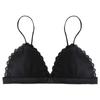 Hermoso sujetador de espalda con tirantes finos sin aro de acero, ropa interior francesa ultrafina de verano, copa triangular, top de tubo para mujer con pecho pequeño