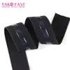 Faixa Elástica Preta de Alta Elasticidade Espessada Antiderrapante Faixa Elástica de Silicone Faixa Elástica de Silicone para Equipamento de Proteção Faixa Antiderrapante Especial Faixa Elástica de Silicone em Estoque