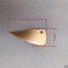 Partes superiores de máquina encoladora, Partes de máquina aplicadora de adhesivo, Cuchilla raspadora de fósforo, Cuchilla de engranaje recubierta de teflón, Pegamento blanco