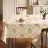 Nova Toalha de Mesa de Jantar de Luxo 2026 com Toque de Alto Padrão, Impermeável, Resistente a Óleo, Toalha de Mesa Sem Lavagem, Capa de Mesa Resistente ao Calor