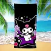 Toalha de Praia com Estampa de Gatinho, Padrão de Desenho Animado Infantil Transfronteiriço, Toalha de Banho Espessa, Toalha de Mão de Secagem Rápida para Natação na Beira-Mar