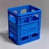 Caja de Almacenamiento de Baterías Apilable Estilo Marco de Cerveza Impresa en 3D para Baterías Aa, Aaa, 18650, 21700, 9V