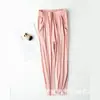 Calça Comprida Estilo Novo para Casa, Calça de Nove Pontos, Adequada para Uso Casual, Dormir e Esportes, Calça de Dormir Respirável e Confortável