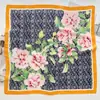 Lenços Finos de Seda Estampados para Primavera e Verão, Lenços da Moda Estilo Outono, Lenços Quadrados Pequenos Femininos e Versáteis para Cabelo e Bolsas