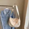 Bolsa de Lona Nueva de Verano 2026 para Mujer Gran Capacidad Ligera para el Trabajo y Uso Casual con Cremallera Bolso de Hombro Bolso Cruzado Casual