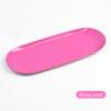 Cross-border Aço Inoxidável Joias Bandeja Nail Art Desktop Tool Bandeja de Armazenamento Oval Bandeja de Metal