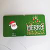 Tarjeta de felicitación de Navidad, Tarjeta de bendición de dibujos animados mini, Tarjeta de agradecimiento festiva transfronteriza, Tarjeta con mensaje de bendición linda, Tarjeta pequeña para Nochebuena