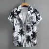 Nueva Camisa Hawaiana de Manga Corta Estampada de Verano para Hombre, Casual y Elegante