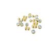 Tapones para los Oídos Resina Antideslizante Silicona Tapones para los Oídos en Forma de Bala Accesorios de Joyería Oro Plata Plástico Tapones Antideslizantes para Mujeres