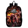 Mochila Escolar Infantil de Dinosaurios Jurassic World Personalizable DIY Mochila para Estudiante Niño y Niña Mochila de Jardín de Infancia