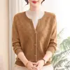 Ropa de Otoño para Mamá Suéter de Punto Rojo Falso Dos Piezas para Mujeres de Mediana Edad y Mayores Ropa Holgada Elegante Top Base Holgado de Otoño e Invierno