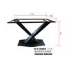 Patas de Mesa de Lujo Ligero, Soportes para Patas de Mesa, Patas de Mesa de Comedor de Hierro Pizarra, Patas de Mesa de Comedor, Mesa de Centro para Computadora, Estructura de Mesa de Bar, Escritorio de Oficina