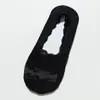 Algodão com renda parte inferior meias de gelo primavera e verão boca rasa invisível sock de barco infantil silicone antiderrapante 360 graus Rede vermelha maré atacado