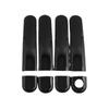 Adecuado para Volkswagen GOLF Golf 4 97-03 manija tazón de manija de puerta con decoración de carcasa protectora de fibra de carbono