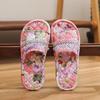 Pantuflas de Tela con Suela de Tela para Parejas Hogar Interior No Dañan el Piso Silenciosas Verano Cuatro Estaciones Primavera, Otoño e Invierno Pantuflas de Suela Suave para Hombres y Mujeres