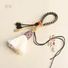 Accesorios para Joyería DIY Colgante Nudo de Maíz Estilo Étnico Tejido a Mano Borla de Algodón Llavero Al Por Mayor