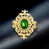 Broche de Moda Explosiones Europeas y Americanas de Alta Gama para Mujer Retro Sensación de Alta Gama Nicho Exagerado Diamantes Incrustados Animal Ramillete Pin Accesorios