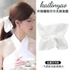 Xu Yan's deslumbrante I liga para coleta de pelo de goma negra mismo estilo accesorio para el pelo cuerda para el pelo Xu cuerda para el pelo Super Girl pañuelo cuadrado bajo bonito