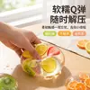 Bolas hechas a mano de aceite de coco y fruta, superventas transfronterizo, juguete de Vaselina con corte de fruta para aliviar el estrés para niños, pelota de desahogo