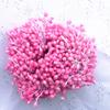 Cuentas Redondas de Vidrio Iridiscente Esmerilado, Cuentas de Polvo de Vidrio con Centros de Flor, Fabricante de Accesorios para Manualidades de Flores Artificiales